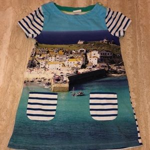 Mini Boden 100% cotton girls short dress or tunic